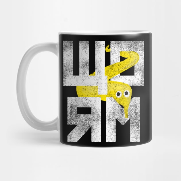 Yellow Worm On A String Meme Retro Style Magic Fuzzy Worm by YourGoods